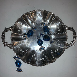 Silver Candy Dish, Small, Decorative